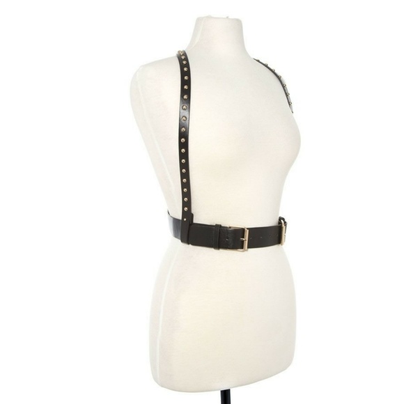 Studded Suspenders with belt - Picture 2 of 6